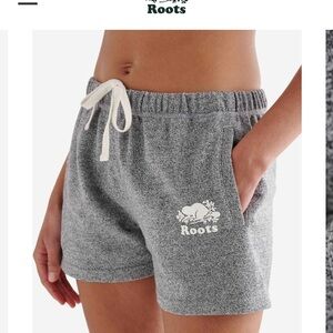 Roots women’s salt and pepper shorts